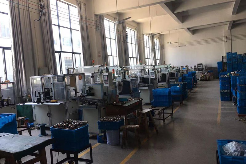 Workshop with production stations